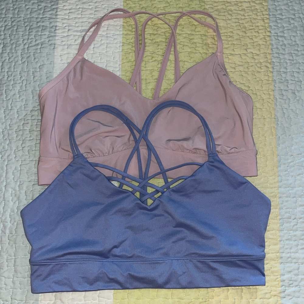 bundle of two sports/yoga bras one Joy Lab/ one All in Motion
